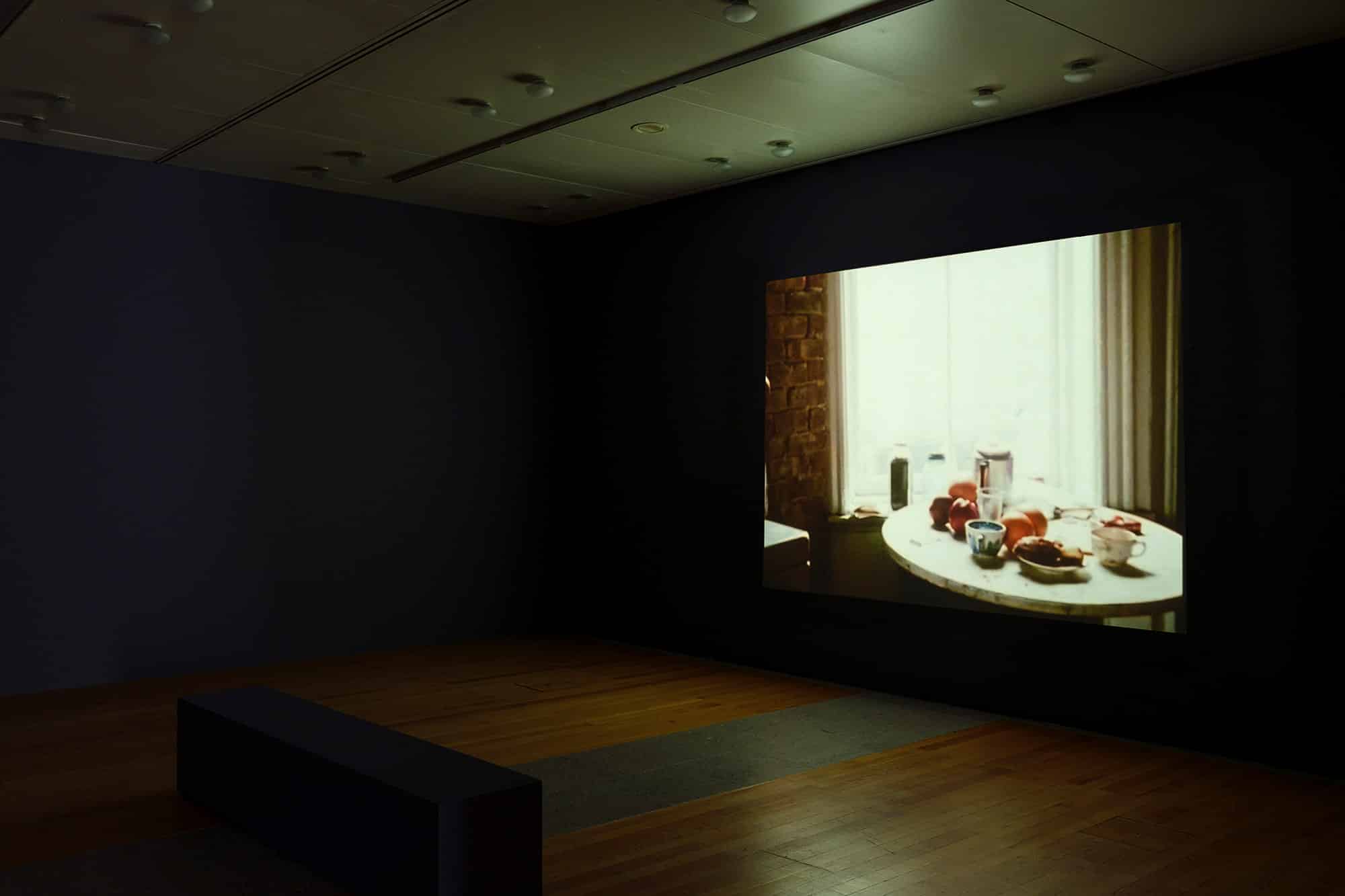 Vista parcial da exposição «A Chantal Akerman» © António Jorge Silva